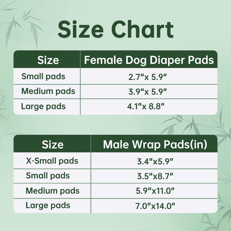 Wegreeco Dog Diaper Pads - Bundle of 10 - (Male Medium,5.9"x11") - Image 2